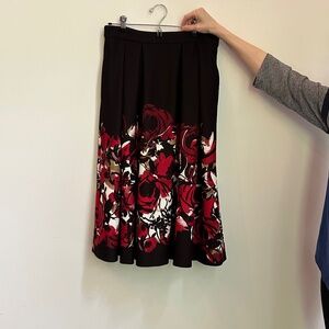 Karl Lagerfeld Floral Skirt